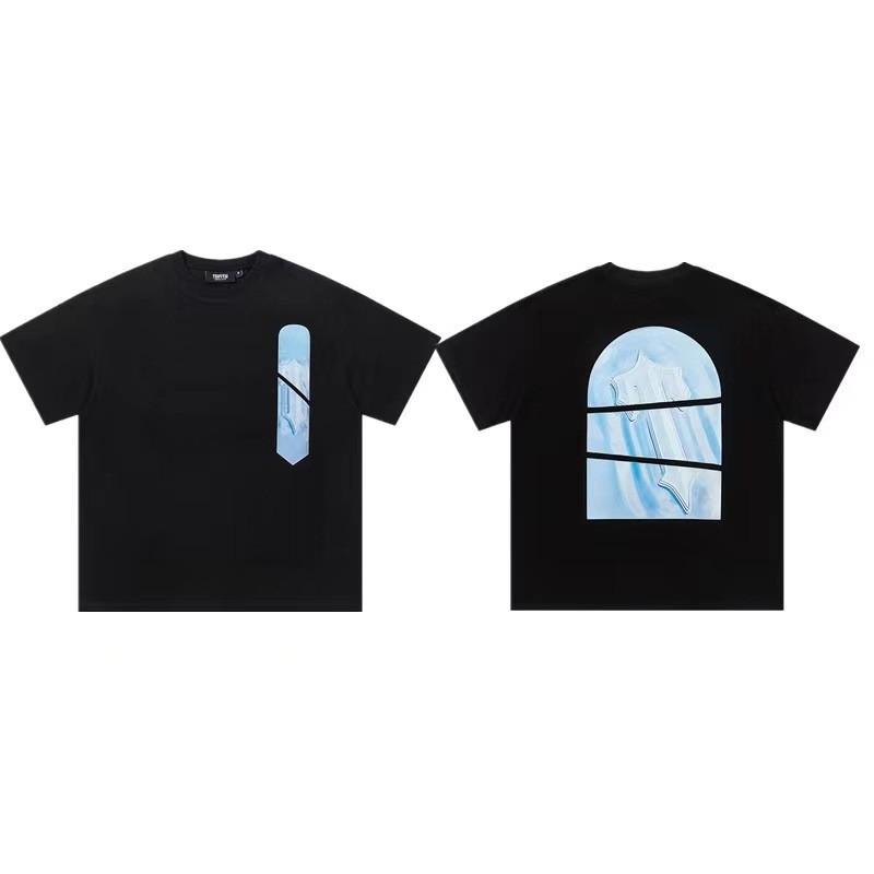 Premium Baumwolle Grafik T-Shirt Unisex Oversized Streetwear T-Shirt Lässiges Kurzarm