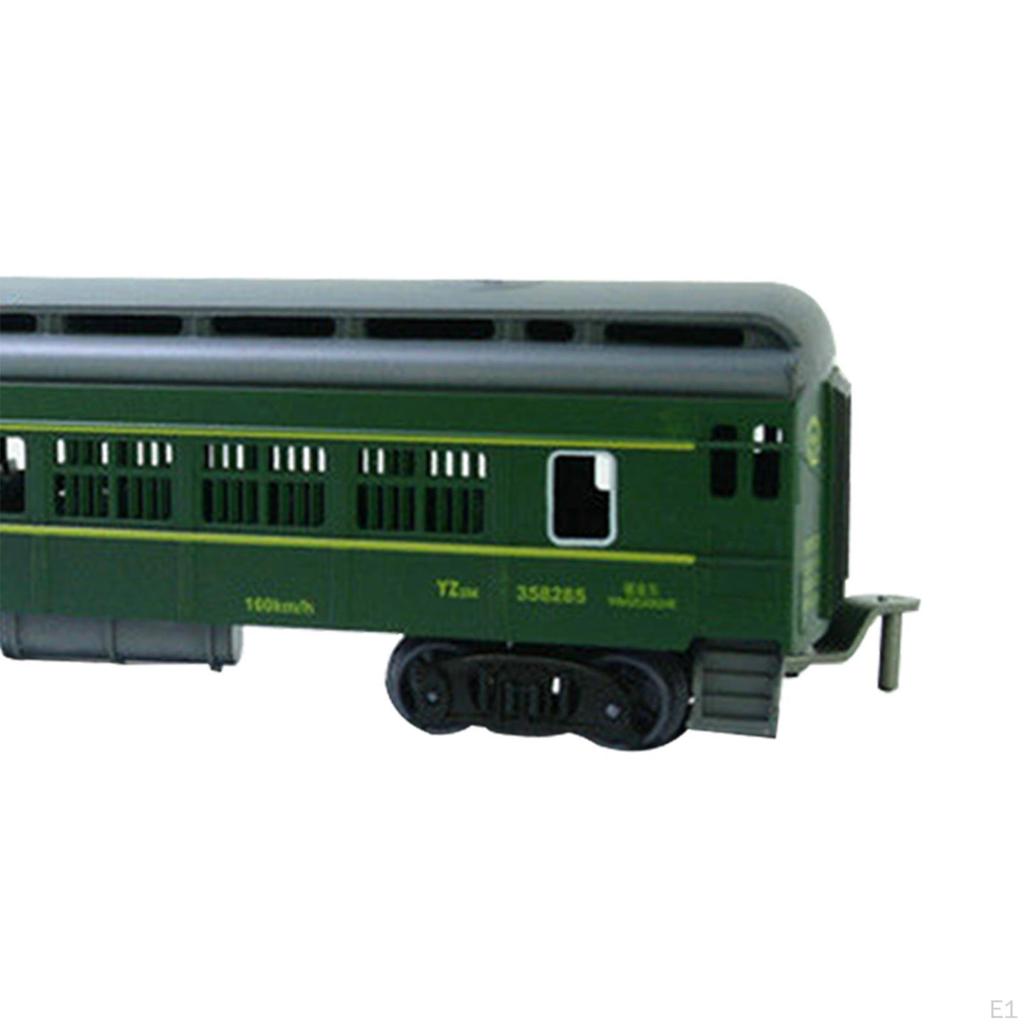 Express Freight Car Model Train Set 1:87 - Railway Playset for Kids' Birthday Gifts