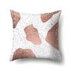 Polyester Pillow Case Automobile Decoration Home Printed Pillow Case Waist Cushion Cover Car Cushion Head Cushion Cover