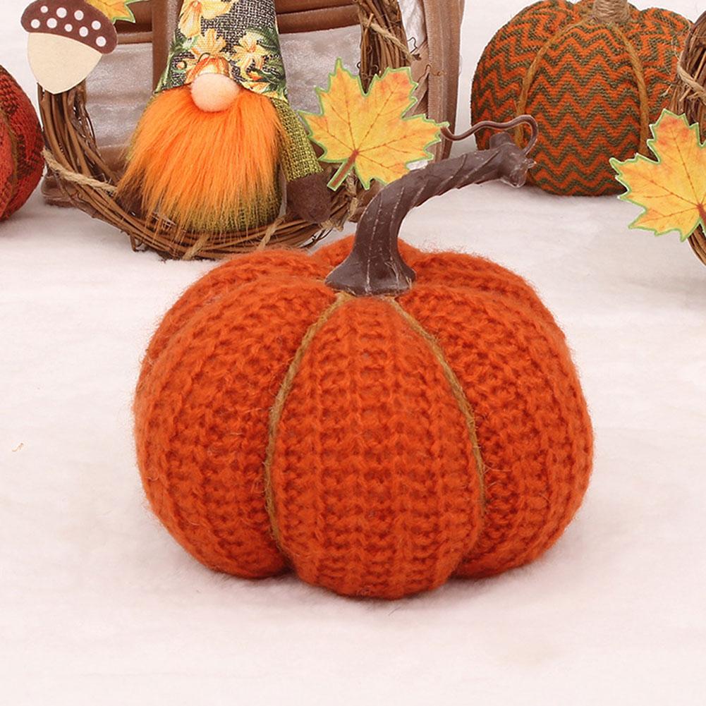 Holiday Decor Pumpkins Props Home Party Vintage Style Pumpkins Props Ornaments For Party Festivals Decor