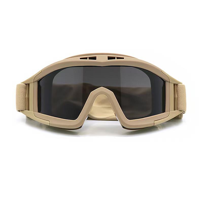 Source Desert Tactical Goggles Special Forces Protective Eyewear Military Enthusiast Outdoor Cycling Windproof Anti-Fog Protective Glasses
