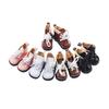 Niannyyhouse 20cm Plüschtier mit High Heels, Lederschuhen, 5,5cm Schuhsohlenlänge, Baumwollpuppe, Zubehör, Ankleiden (Schwarz)