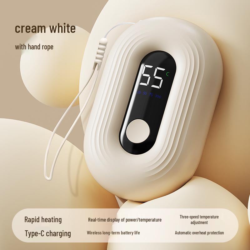 Three-Speed USB Rechargeable Digital Hand Warmer - Portable Winter Gift