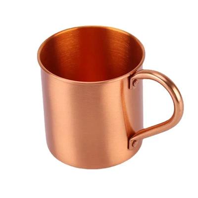 450ML 16oz hrnek z čisté mědi Odolné měděné hrnky na pivo Hrnek na kávu Hrnek na mléko Měděný koktejl Whisky Skleněné Nádobí