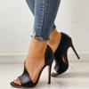 Online Scarpe estive da donna con tacco alto, nuove dimensioni a stiletto, sandali