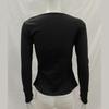 Y2K Autumn Gothic Spicy Girl Slim Fit Long Sleeved Printed Rhinestone T-shirt Retro Top