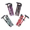 1Pc Aluminum Alloy Five-Section Folding Cane T Handlebar Safety Walking Stick