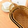 Rustic Woven Rattan Fruit & Snack Organizer Basket