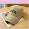 Simple Solid Color Letter Embroidery Women Summer Casual Sunshade Baseball Cap For Casual Outdoors