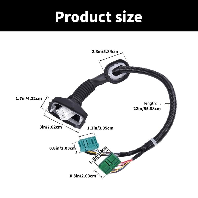 Reliable Car Flexible Left Driver Side Wiring Harness Front Door Sub Wire for 32757STXA01 with Stable Power Transmission