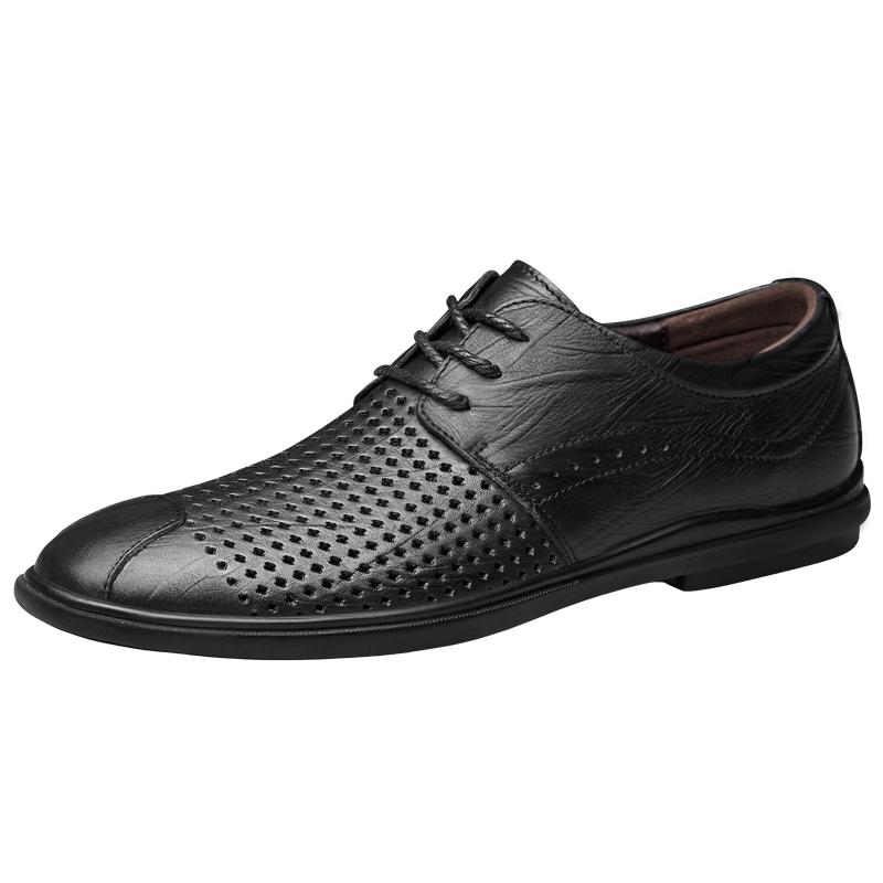 British Style Men's Genuine Leather Shoes Groom's Wedding Shoes High-end Banquet Men's Interview Business Shoes Free Delivery