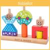 Day And Night Building Blocks Kids Toy Set Wooden Educational Puzzle For Ages 3-6