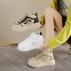 2025 Spring New Breathable High-top Little White Shoes Women's Ins Korean Version Versatile Platform Sports and Leisure Board Shoes Short Boots