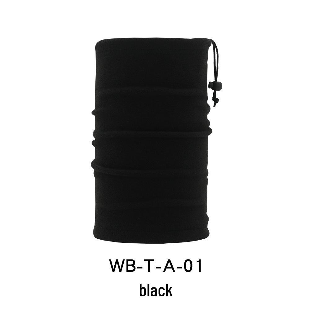 Wozan Double-Layer Windproof Fleece Neck Gaiter: Warm Cycling & Outdoor Face Mask Scarf One Size