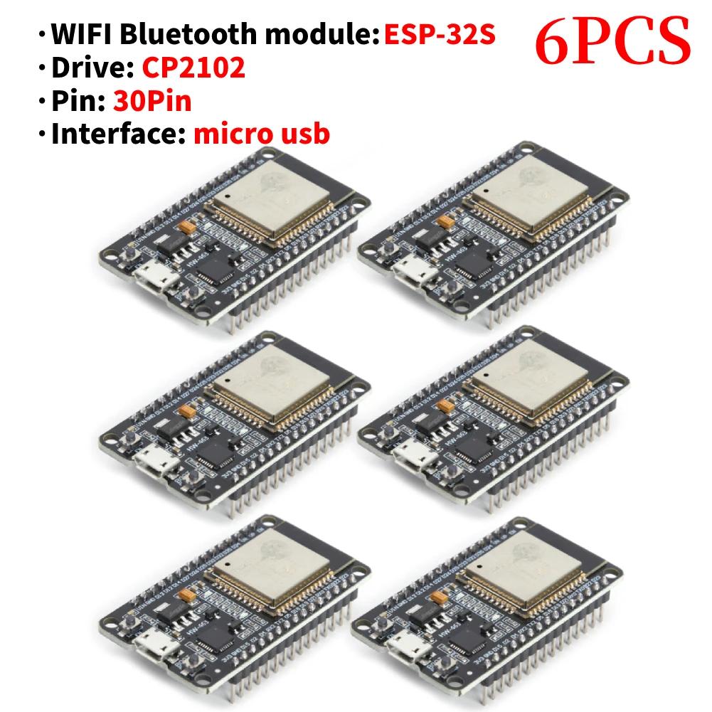 ESP32 WROOM-32 Development Board 5V TYPE-C CH340C WiFi+Bluetooth Ultra-Low Power Consumption SPI Flash 32Mbits Wireless Module
