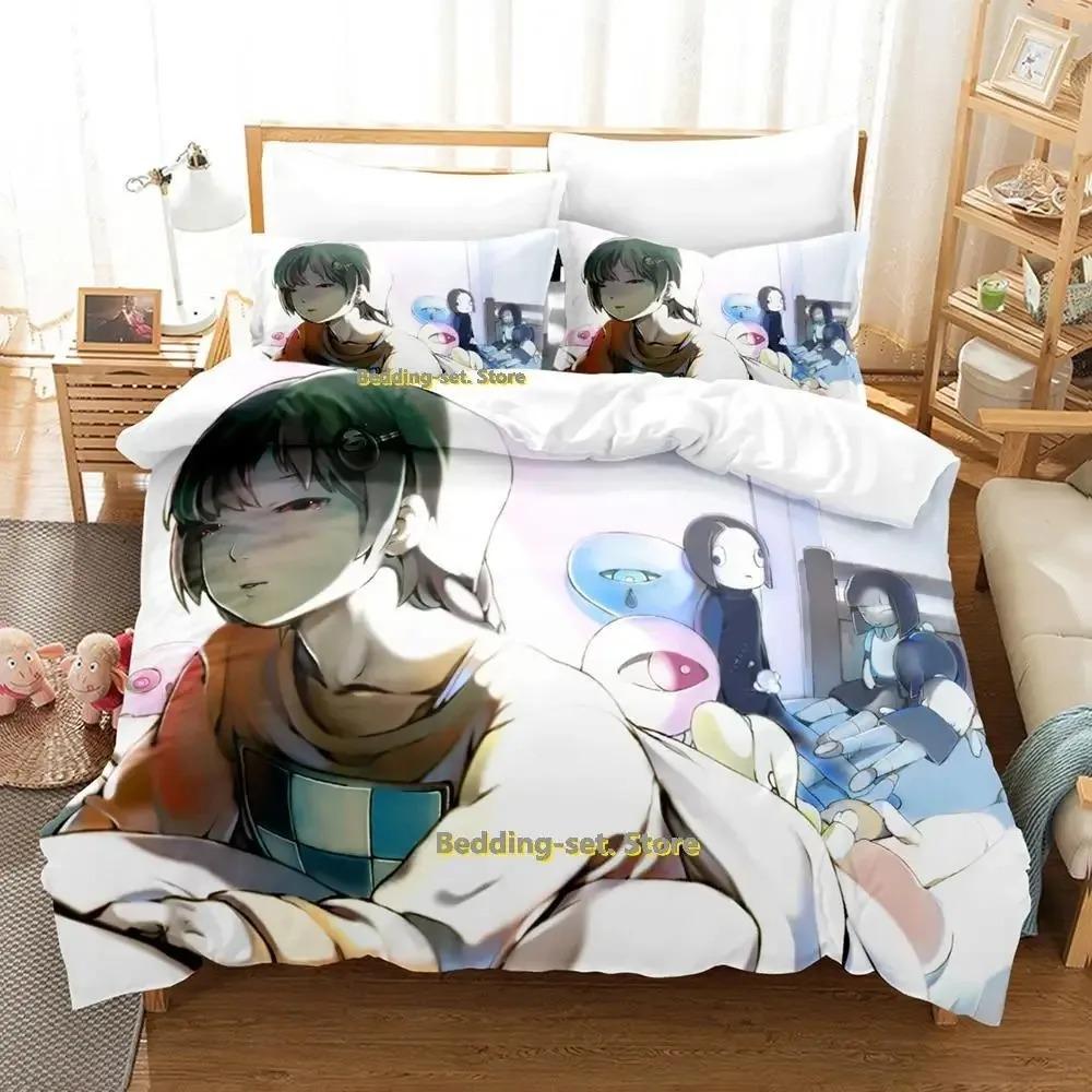 Nová ložní souprava Yume Nikki Jednolůžková Dvojlůžková Plná Queen King Size Ložní souprava pro dospělé Dětská ložnice Sady povlečení Anime parure de lit Postel