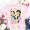 2025 Summer Kpop Demon Hunters T Shirt Kids Cartoon Anime Meme Print Clothes Round Neck Basic Grils Tops Casual Shirts Gift