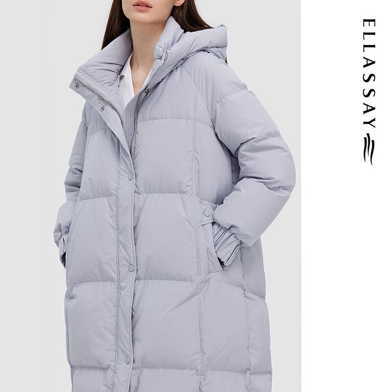 ELLASSAY Women's Mid-length Hooded Goose Down Jacket EWD344L02900