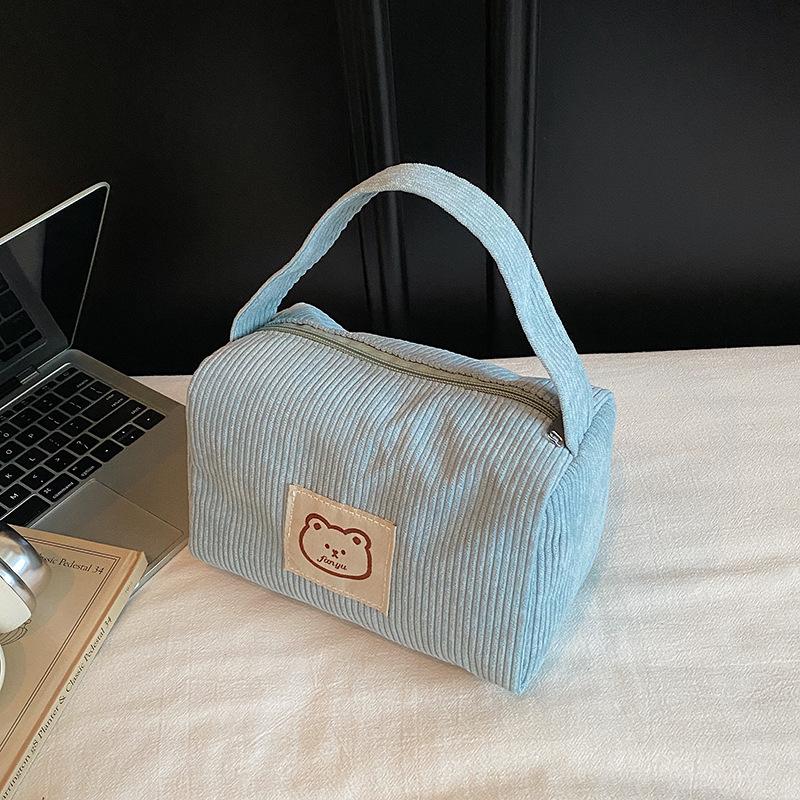 Cosmetic Bags for Women Plush Cute Handbag Summer Fashion Soft Comfortable Large Capacity Trendy Handbag for Women Organizer
