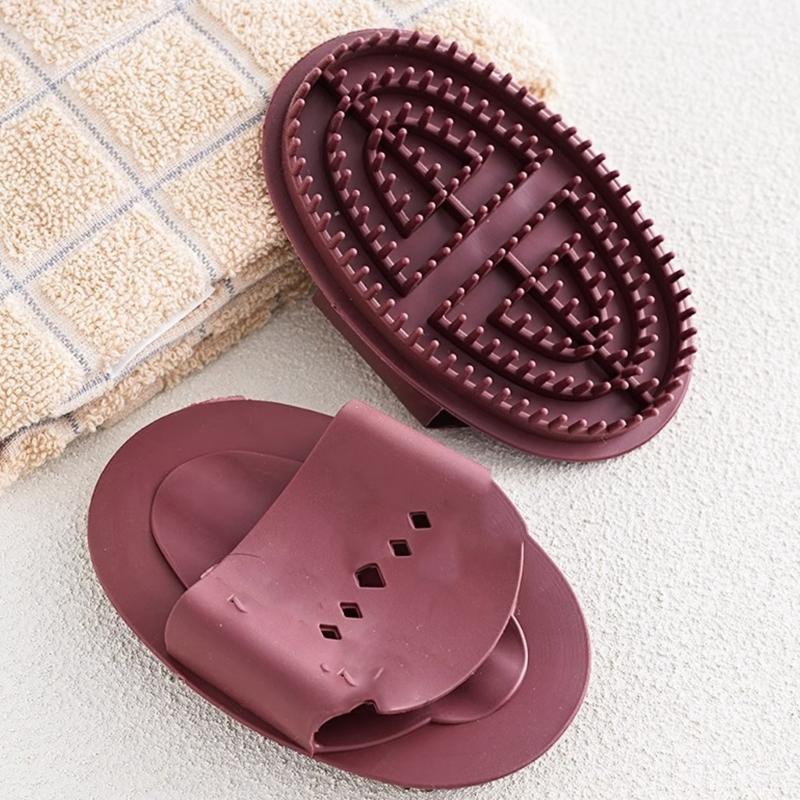 Multifunctional Acupressures Massage Brush With Smooth Surfaces For Full Body Therapys And Beauty Care