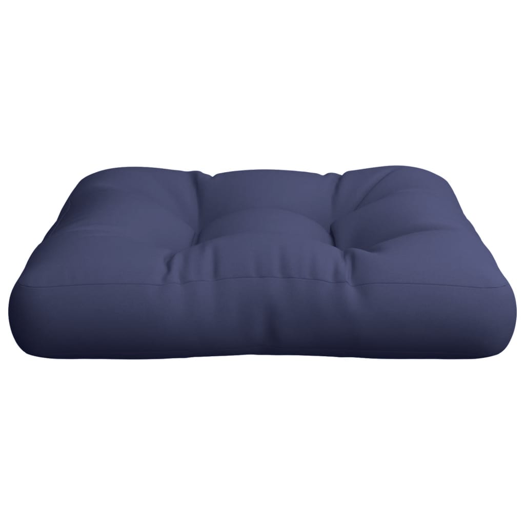 Pallet Cushion Navy Blue 58 x 58 x 10 cm Oxford Fabric