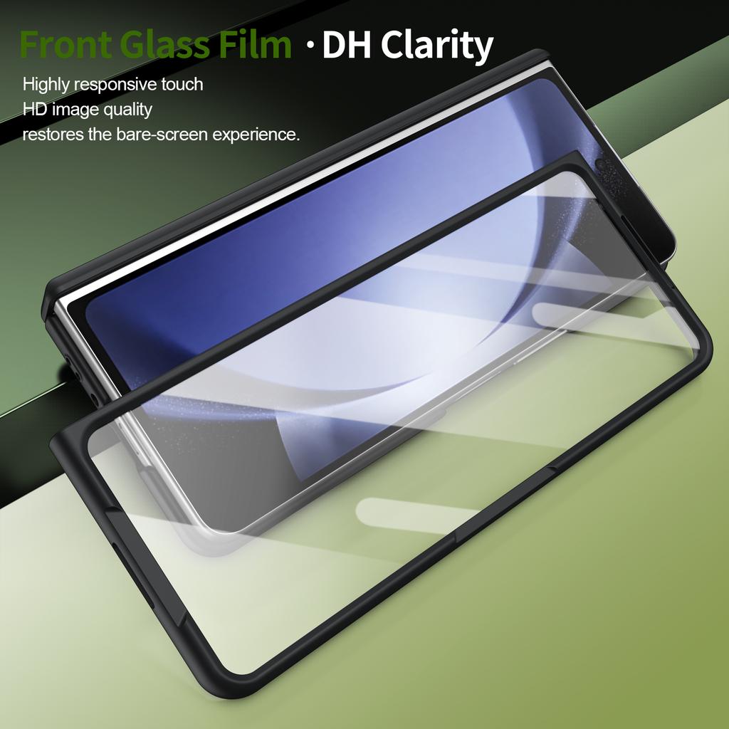 Ring Holder Full Protection Case for Samsung Galaxy Z Fold 8 Ultra Fold8 5G Fold7 Fold6 Fold5 Fold 7 5 6 Tempered Glass Film
