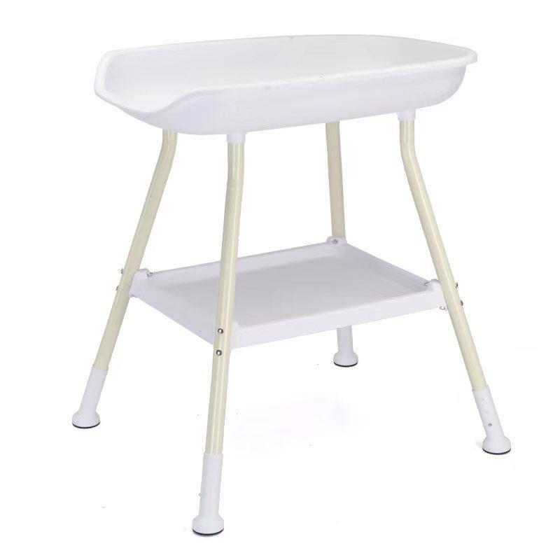 Height-Adjustable Multifunctional Baby Changing and Bathing Table