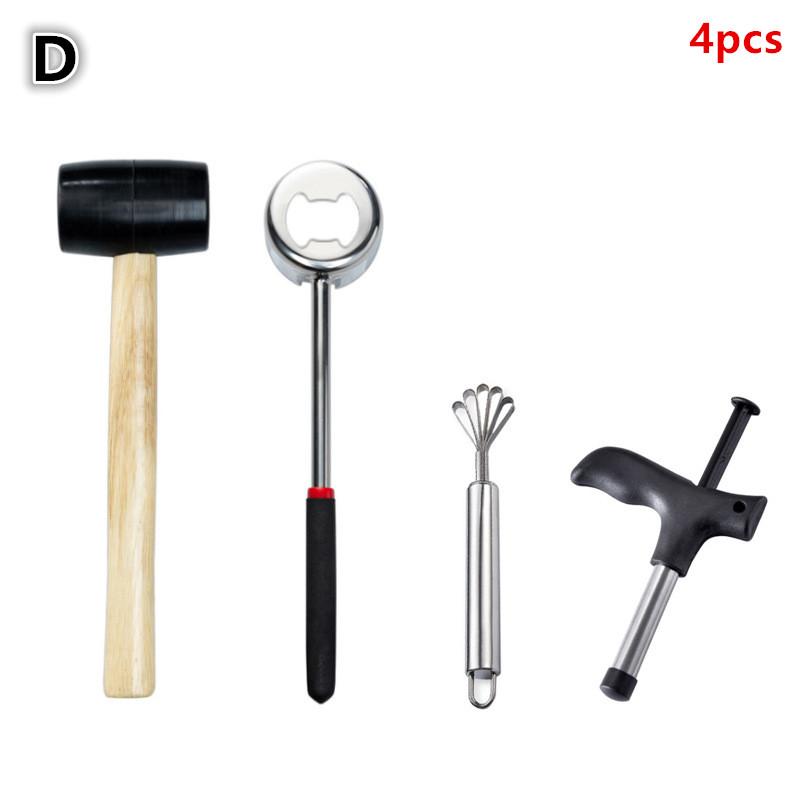 Coconut Opener Tools Creative Dual-Purpose Hand Hole Puncher Hammer Coconut Breaker Kitchen Gadgets For Fresh Coconut Water
