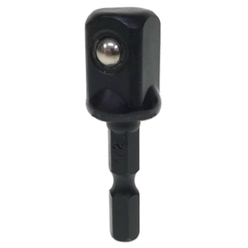 Electric Drill Socket Adapter 1/2" Drive Hex Shank 6.35mm 13mm Groove for Impact Driver (Parallel Import)