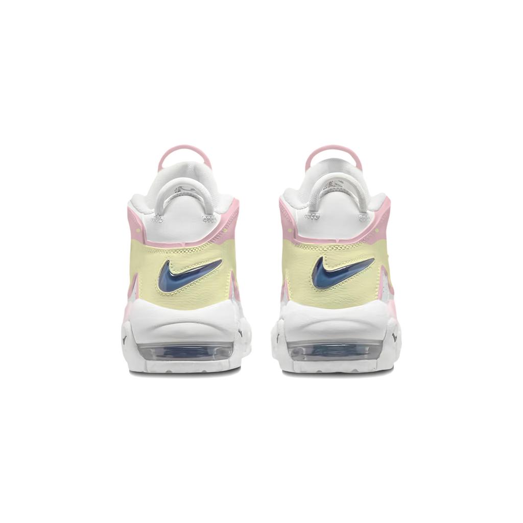 Nike Air More Uptempo Moi și Adorabili Amortizare Macaron Respirabili Pantofi de Baschet Mid-top Femei Alb Roz DH9719-100(Echipa1868)