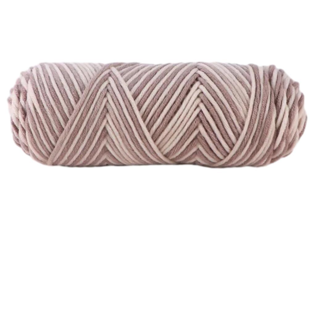 Milk Cotton Thread Colorful Milk Cotton Yarn Soft Comfort Milk Cotton Crochet Knitwear DIY Hand Knitting Yarn Mulitcolor