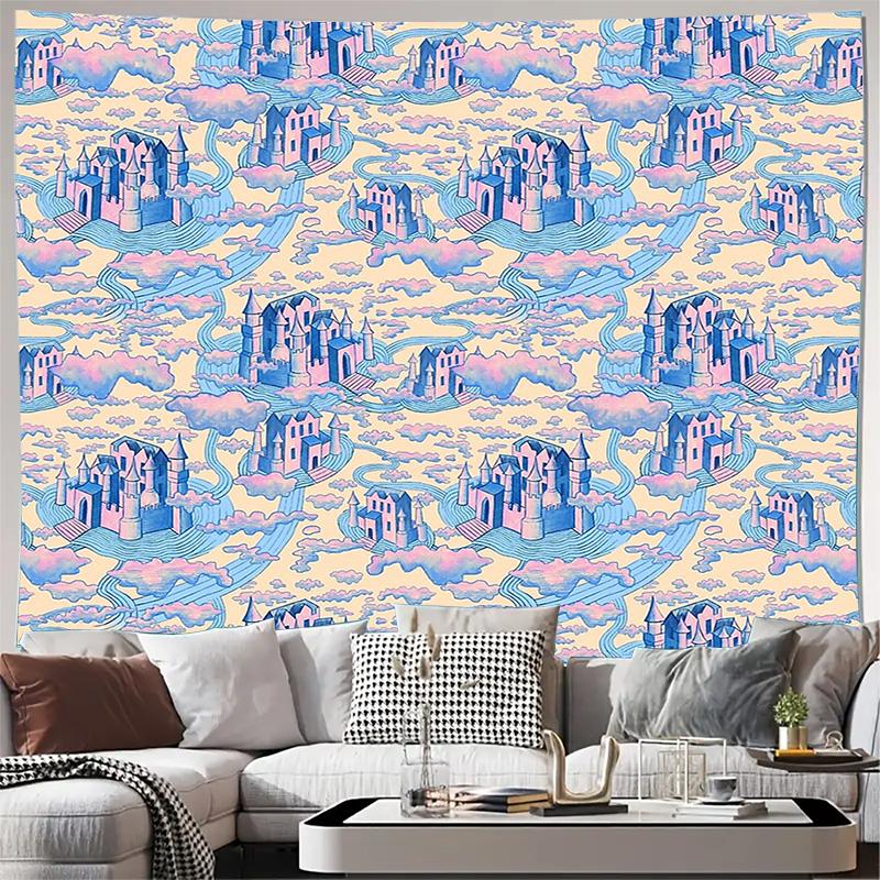 

Boho Wall Tapestry Aesthetic Room Decor Nature Landscape Tapestry Mountain Forest Tapestry Home Decor Bedroom Wall Hanging Dorm 74x94cm(29x37in)