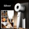 Five-speed Filter Super-pressurized Shower Head Handheld Hollow Large Water Outlet Bathroom Shower Head Set