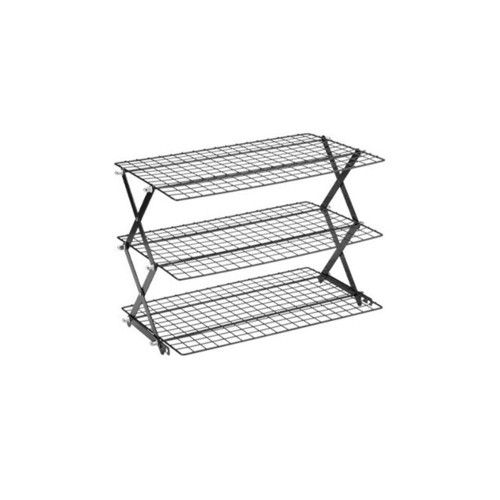 Multi-Purpose Multi Layer Collapsible Cooling Rack Non-stick Adjustable Bread Cooling Rack Mesh Folding Camping Rack Barbecue