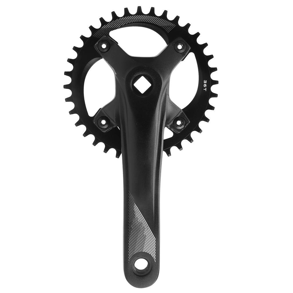 Angrenaj pentru bicicletă, aliaj de aluminiu, 36T, angrenaj 104BCD, cu orificiu pătrat, pentru 7?Muntele 12S