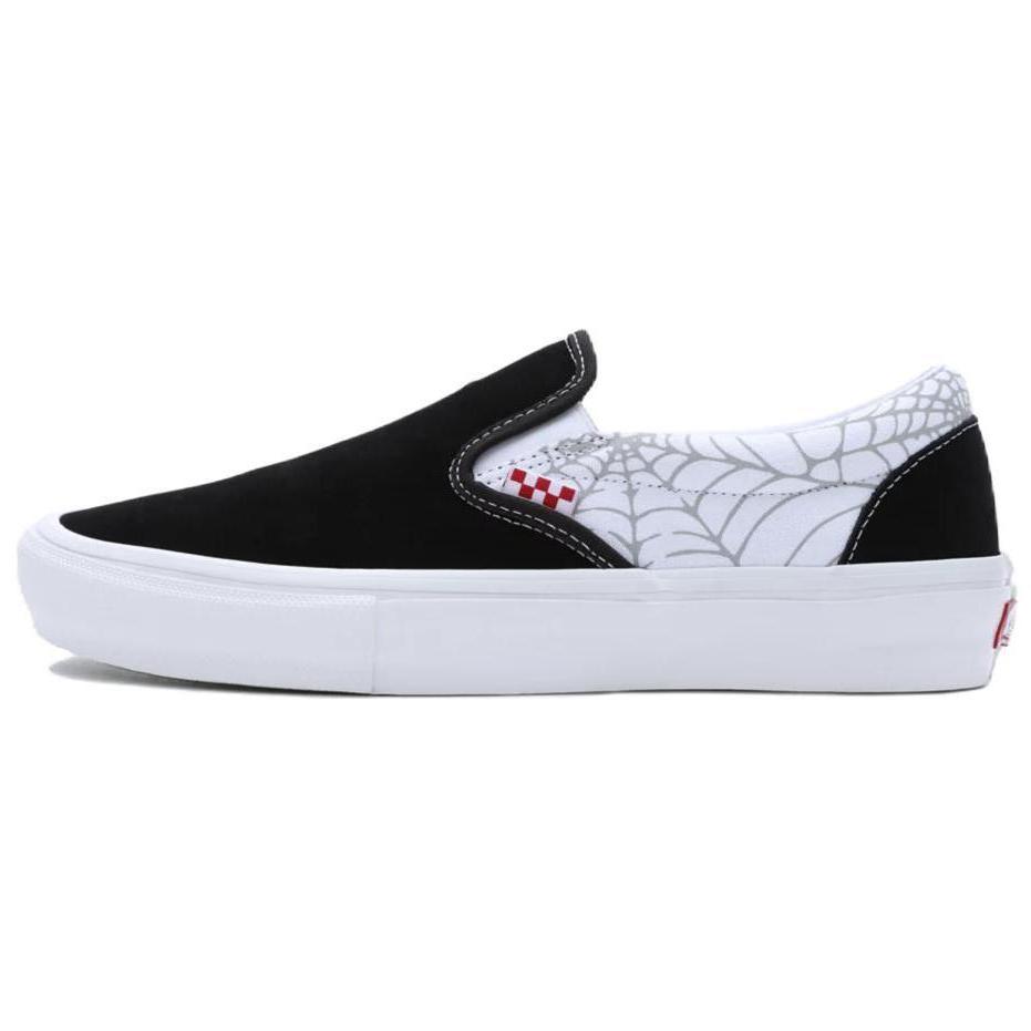 

Vans Skate Slip-On Black Widow Spider Unisex Sneakers White Red VN0A5FCABWT 44.5