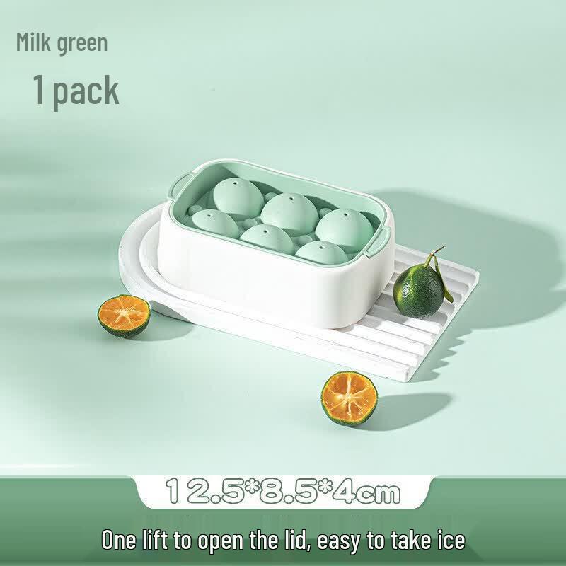 Mini Silicone Round Ice Ball Maker with Lid