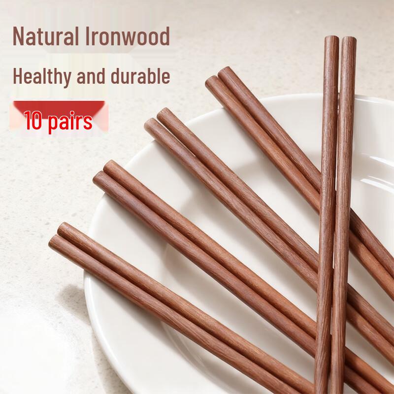 Starwood Solid Ironwood Chopsticks 10 Pairs