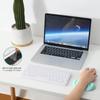 UnivoColors Maus-Handgelenkauflage, Ermüdungsreduzierend, Atmungsaktiv, Nicht-Irritierend, Ergonomisches Design, Weiches Material, Stressabbau, mit Massagelöchern (Licht