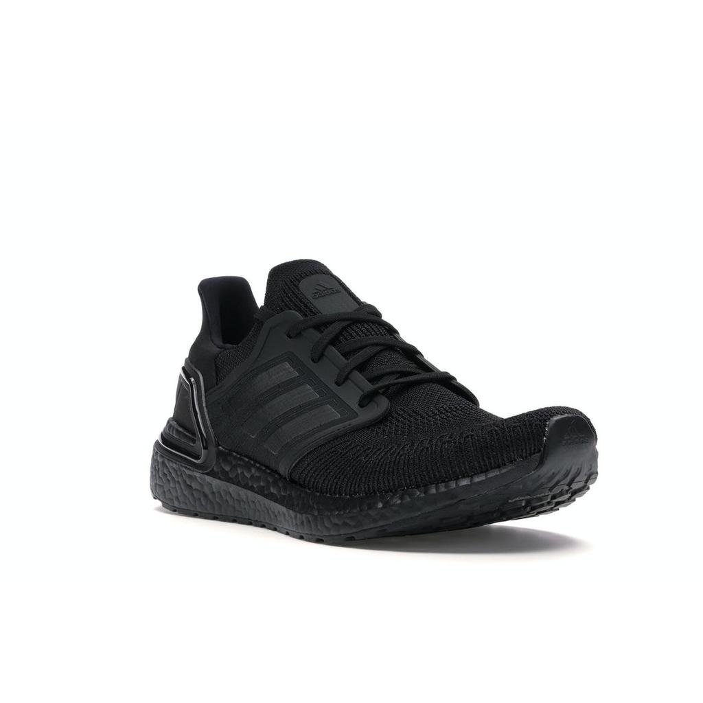 Adidas UltraBoost 20 Potrójna Czerń Sneakersy Unisex Core-Black Szary-Czwórka Solar-Red EG0691