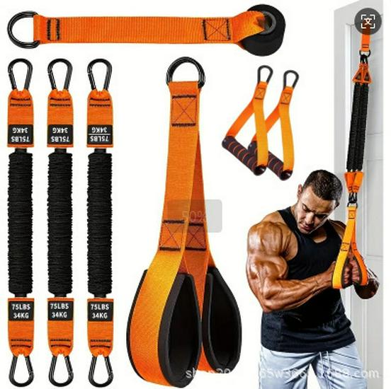 Adjustable Heavy Duty Pull-up Assist & Knee Support Resistance Band