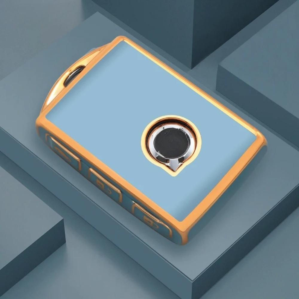 

TPU Car Remote Key Case Cover Shell Fob for Volvo S60 S90 XC40 XC60 XC90 V60 V90 T5 T6 T8 Polestar 1 Polestar 2 Accessories Bag серый