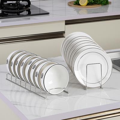 Stainless Steel Dish Drainer Rack Ociekacz Do Naczyn Kitchen Household Storage Organizer Drying Bowl Holder Simple Pot Lid Shelf