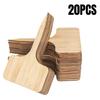 20-100Pcs Wooden Plant Labels Plant Tags T-Type Garden Marker For Plants Vegetable Seedlings Name Sign Outdoor Handwritten Tags