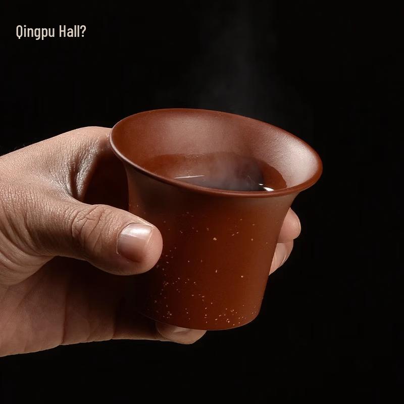 Qingputang Handmade Yixing Zisha Five-Color Teacup Set
