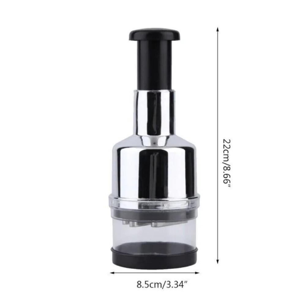 Hot Kitchen Magic Onion Chopper Vegetable and Fruit Salad Onion and Garlic Food Stainless Steel Handheld Chopper Slicer Peeler Vegetable Cutter