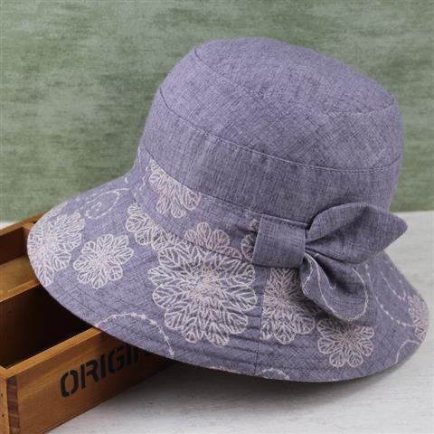 New Hat Ladies Bucket Hat Bow Sunscreen Sun Hat Summer Light Breathable Basin Hat Sun Hat Outdoor