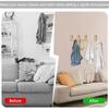 2PCS Folding Coat Hook, Heavy Duty Wall Hooks Made of Zinc Alloy, Foldable Wall Hooks for Hanging Coats, Scarves, Hats, Bathrobes, Keys, Bags(Gold)