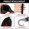 Leather Car Seat Back Hooks Portable Hanging Bag Rack For Mitsubishi ASX Lancer L200 Pajero Sport Attrage Mirage Eclipse