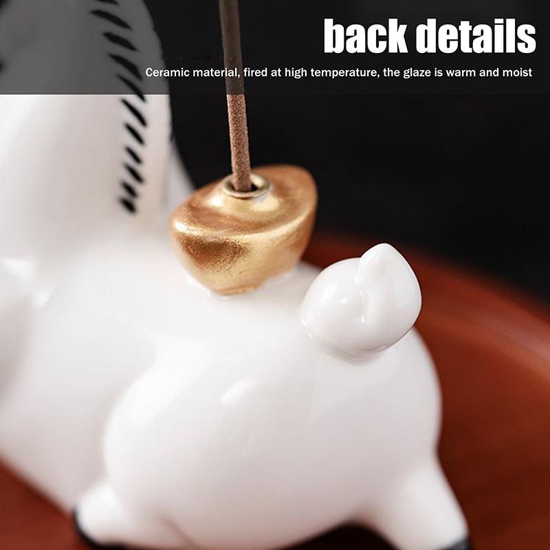Horse-Shaped Shaped Incense Burner Stick Holder Animal Shaped Home Vintage Incense Holders